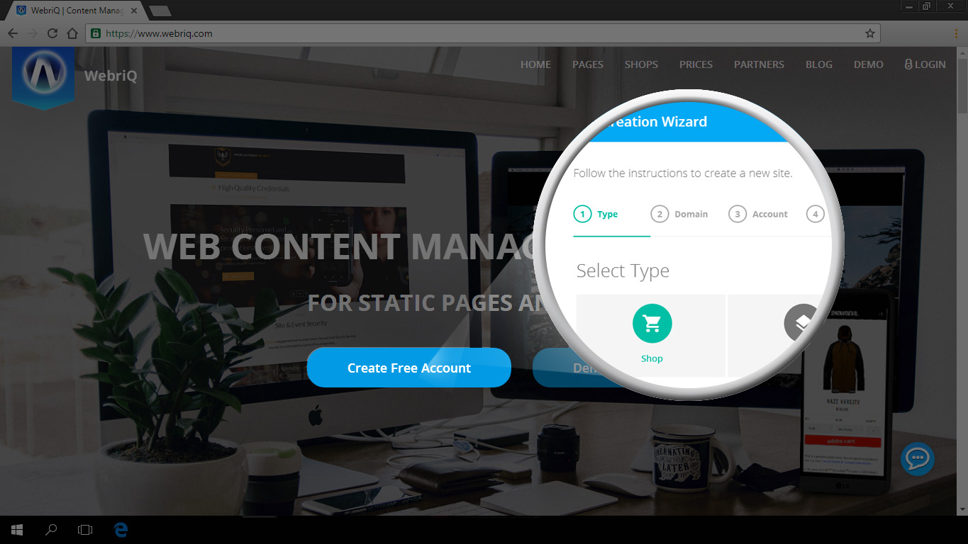 create account